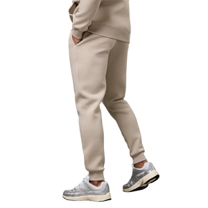 Conjunto Deportivo Informal para Hombre, Sudadera con Capucha de Forro Polar Beige, Ropa Deportiva para Gimnasio, Conjunto para Correr, Ropa Deportiva de Moda Urbana para Invierno - Product Image 2