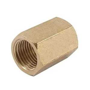 Manchon de raccordement en laiton forgé pour extensions filetées, composant de fixation durable et résistant à la corrosion pour assemblages d'ingénierie - Product Image 2