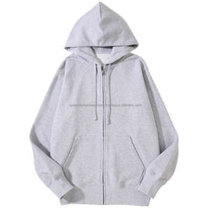 Ropa de calle de algodón pesado de calidad, ropa básica, sudadera mezclada de algodón, logotipo estampado personalizado, sudaderas con capucha de gran tamaño para hombres - Product Image 5