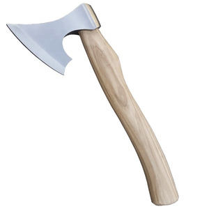 Traditional Rustic Design Outdoor Carbon Steel Handmade Viking <b>Axe</b> Hand Forged Carbon Steel Blade Durable Wooden <b>Handle</b> - Product Image 1