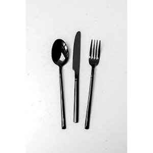 Ensemble de couverts en acier inoxydable, fabriqués à la main, avec manche poli argenté, style occidental et différents designs - Product Image 4
