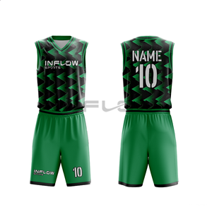 Maillot de basket-ball réversible personnalisable 100% polyester, ensemble d'uniformes de sport respirants et abordables pour l'entraînement - Product Image 4