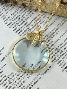 Loupe de poche en laiton avec chaîne, lentille haute clarté, loupe de lecture portable, outil pour bijoux, pièces de monnaie, timbres et artisanat - Product Image 5