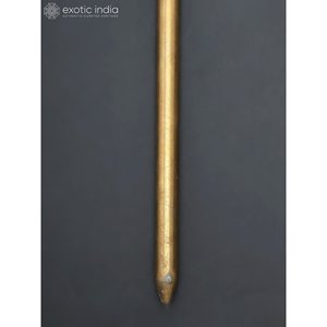 78 \ "Gran Diosa de latón Mariamman Cara Trishul/Tridente Escultura - Product Image 1