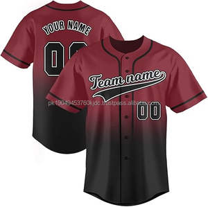 Maillot de baseball personnalisé pour hommes et femmes chemises boutonnées maillot de softball avec nom et numéro S-7XL - Product Image 4
