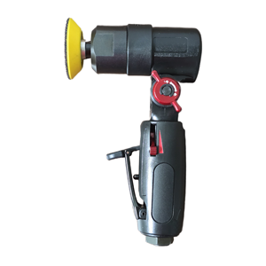 Lijadora neumática de 3 pulgadas con almohadilla de gancho y bucle, velocidad variable, mango tipo pistola, herramienta neumática con escape lateral y aspiración. - Product Image 2