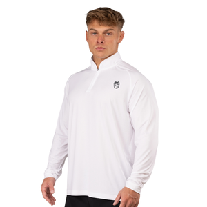 เสื้อฝึกซ้อมแขนยาวแบบซิป ¼ สำหรับผู้ชาย เนื้อผ้าบางเบา ระบายอากาศได้ดี เหมาะสำหรับออกกำลังกายที่ยิม - Product Image 2