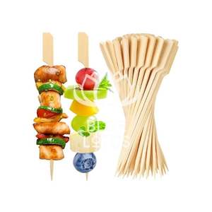Los palillos de bambú MÁS VENDIDOS para asar carne, verduras, frutas, para catering, restaurantes, suministro de Vietnam - Product Image 1