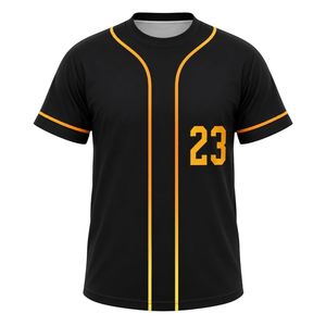 Camiseta Deportiva Personalizada para Hombre, de Béisbol, Manga Corta, Transpirable, Uniforme Deportivo, Ropa de Alto Rendimiento - Product Image 1