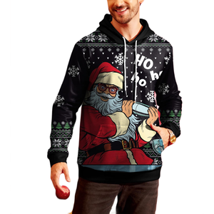 Sudaderas con capucha para hombre con diseño navideño a precio razonable, sudaderas navideñas de alta calidad con logotipo personalizado para hombre - Product Image 4