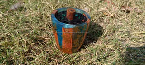 Brûleur d'encens en résine exclusif Bakoor Design moderne Ramadan Eid pour une décoration festive haut de gamme à la maison - Product Image 3