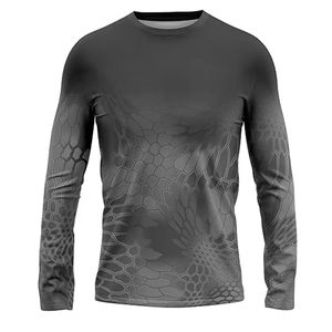 Chemise de pêche pour adultes avec logo personnalisé, hommes, UPF 50, imperméable, séchage rapide, respirante, polyester, élasthanne, légère, vêtements de pêche en plein air - Product Image 1