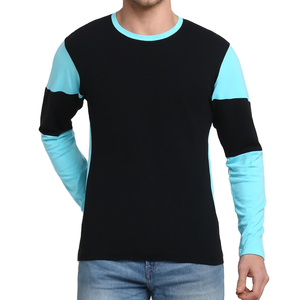 Mejor Precio para Camiseta de Hombre de Alta Calidad 100% Algodón, Cuello Personalizado, Manga Larga, Corte Ajustado, Sólida o a Rayas, Tallas 2XL 3XL, Bangladesh - Product Image 3