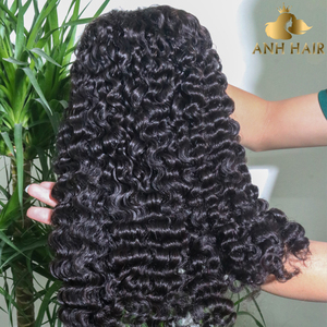 Peluca de Cabello Rizado Birmano de Lujo, Encaje HD 13x6, Cabello Humano Vietnamita Virgen de Calidad, Pelucas Frontales - Product Image 5