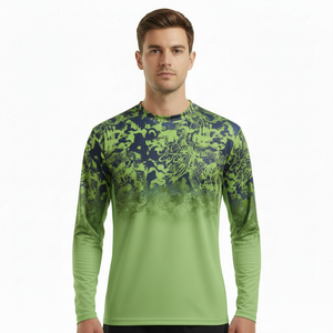 Camisa de Pesca con Logotipo Personalizado para Hombre, Manga Larga, Secado Rápido, Transpirable, Protección Solar, Poliéster, Ropa para Exteriores - Product Image 3