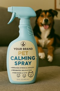 Aromasong PC04 Marque Privée 16oz Fabriqué aux États-Unis Spray Apaisant Écologique pour Animaux de Compagnie Logo Personnalisé Désodorisant Puissant Contre les Mauvaises Odeurs - Product Image 3