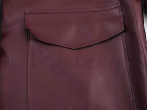 Veste en simili cuir pour femme, tendance streetwear, coupe ajustée, légère, confortable, pour tous les jours - Product Image 3