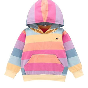 Sudadera con Capucha de Algodón para Niños, Sudadera con Logotipo Personalizado, Chaqueta con Capucha Cálida para Invierno, Ropa Infantil al por Mayor OEM ODM - Product Image 1