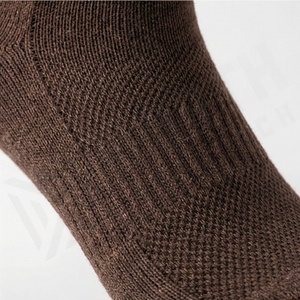 <b>Crew</b> <b>Socks</b> Solid Brown Knitted Cotton Breathable Daily Wear Adult Winter Casual <b>Socks</b> - Product Image 5
