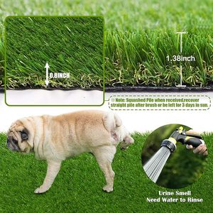 Alfombra de Césped Artificial para Deportes, Alfombra Verde para Interiores/Exteriores, Perfecta para Entrenamiento de Perros y Uso Multipropósito - Product Image 5