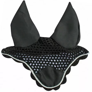 Premium Custom Mesh Waterproof Low Horse Ear Bonnet Breathable Soft Riding Ear <b>Net</b> Anti <b>Fly</b> Racing Veil Protective Accessories - Product Image 2