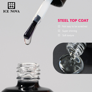 ICE NOVA Haute Brillance Grand Volume Sans Essuyage Sans Bâton Chrome Gel Top <span class=keywords><strong>Coat</strong></span> En Gros Acier Top <span class=keywords><strong>Coat</strong></span> Vernis À Ongles - Product Image 1