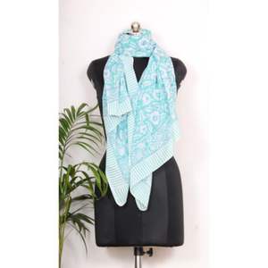 Pareo Sarong 100% coton pour femme, imprimé à la main, tissu doux et lisse, confortable, léger. - Product Image 3