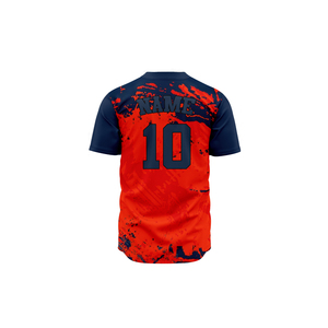 เสื้อเบสบอลซอฟต์บอลแบบสั่งทำพิเศษ ผลิตจากโพลีเอสเตอร์ 100% ย้อมสีแบบเต็มตัว ขายส่ง - Product Image 6