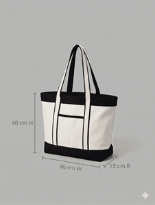 Bolsa de Lona de Algodón con Logotipo Personalizado, Bolsas de Compras Reutilizables, Cierre de Cremallera Resistente, Venta al Por Mayor, Impresión OEM - Product Image 5