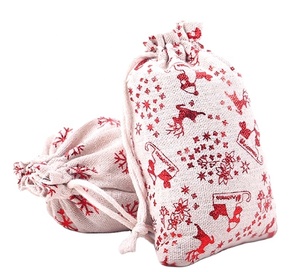 Bolsa de Muselina de Algodón con Cordón, Personalizable en Tamaño y Color para Diferentes Formas - Product Image 3