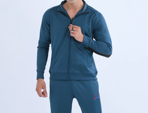 Survêtement d'hiver pour hommes athlétiques avec tissu respirant 100% coton pour les entraînements à la salle de sport et la remise en forme quotidienne - Product Image 1