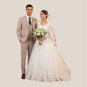 Traje de Boda de 3 Piezas para Hombre, Corte Entallado, Blazer, Chaleco y Pantalones, Traje Formal para Ceremonia de Negocios - Product Image 4