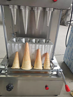 Máquina Automática Convencional de 4 Cabezas para Hacer Conos de Pizza 2026, para la Venta, para la Elaboración de Pizza Kono