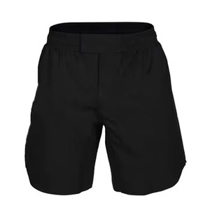Pantalones Cortos de Muay Thai Den Of Wolves Rojos y Negros con Impresión por Transferencia de Calor, Ropa Deportiva para Hombre - Product Image 4