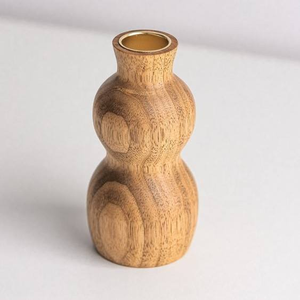 Support de bougie décoratif en bois de manguier de forme personnalisée, best-seller, grand support de bougie pour table, par MULTI CRAFT - Product Image 5