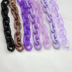 Cadena Larga de Resina, Estilo Moderno, Mezcla de Colores, Punk, Hueca, Grande, Gruesa, de Varias Piezas, Decoración para el Hogar, Hecha a Mano - Product Image 4