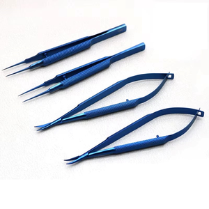 Instrumentos Quirúrgicos de Microtitanio, Kit Microquirúrgico de Oftalmología de 21 Piezas, Portaagujas, Tijeras, Pinzas - Product Image 4