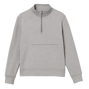 Sudadera con capucha de media cremallera para hombre, cómoda y elegante, con forro polar suave, ideal para fitness, jogging y uso casual en invierno, con logo frontal personalizable. - Product Image 5