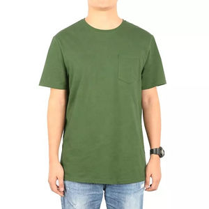 Camiseta de Algodón Orgánico Suave, Lisa, Simple y Cómoda para Hombre, Nueva Llegada 2026, con Calidad Económica y OEM - Product Image 1
