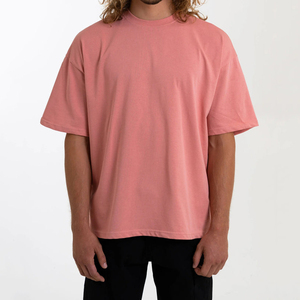 Wholesale 100% cotton T-shirt for men loose fit printed Custom T Shirt for Men <b>Blank</b> Heavy <b>Weight</b> Oversized T shirt Men's - Product Image 1