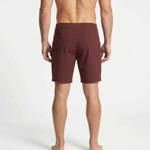 Custom Private Label Men's Beach Board Shorts Plain Black Swim Trunks with Drawstring Premium Wholesale Summer Wear - Product Image 3
