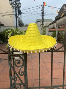 Vietnam Origin Mexican Sombrero <b>Straw</b> <b>Hat</b> Wide Brim Natural <b>Straw</b> Material For Festival Costume Beachwear And Party Use - Product Image 2