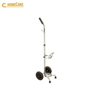 Chariot à oxygène métallique OEM pour hôpital avec réglage en hauteur, design moderne pour usage intérieur/extérieur - Product Image 4