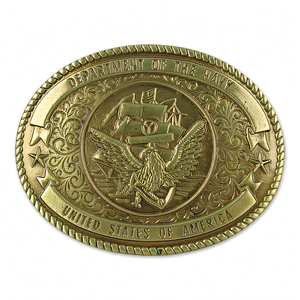 Elegante hebilla de cinturón de metal de recuerdo con logotipo personalizado y diseño sin color Sin MOQ Hebilla de cinturón de aleación de zinc - Product Image 2