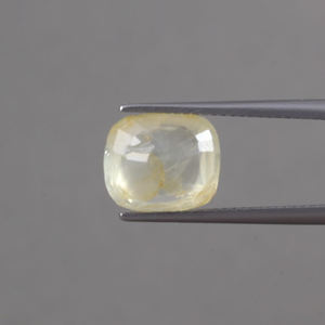 Zafiro Amarillo Natural Suelto, Corte Cojín de 10.5x9mm, 5.35 Quilates, Certificado IGI, Cambio de Color, Encerado/Aceitado, Grado AAA, 5.5mm, Joyería - Product Image 3
