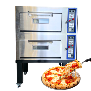 Atlas Star Electric Double Deck Baking Oven for Bakery Cake Bread-Home Use Commercial Grade Stainless Steel 1 Year Warranty - Product Image 1