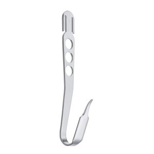Retractor de Rodilla Hohmann Tipo Palanca Curvo 180° °   Elevador óseo ortopédico de punta roma larga de 10.12” y 4 mm, instrumento quirúrgico de acero inoxidable - Product Image 1