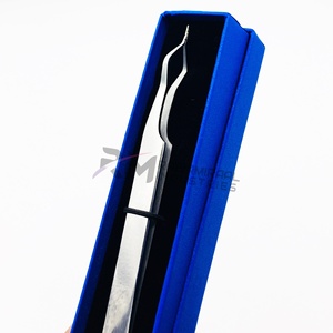 Pince à épiler pointue en acier inoxydable de haute qualité RMI pour extensions de cils - Product Image 4