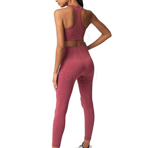 Nuevo Diseño, Conjunto de Yoga para Mujer con Logotipo Personalizado, Secado Rápido, Transpirable, Nueva Llegada, en Venta - Product Image 6