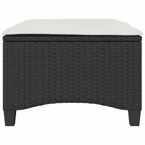 เก้าอี้สวนหวาย PE สีดำ ขนาด 21.7 X 21.7 X 14.2 นิ้ว เก้าอี้สวนที่นั่งสบาย - Product Image 4